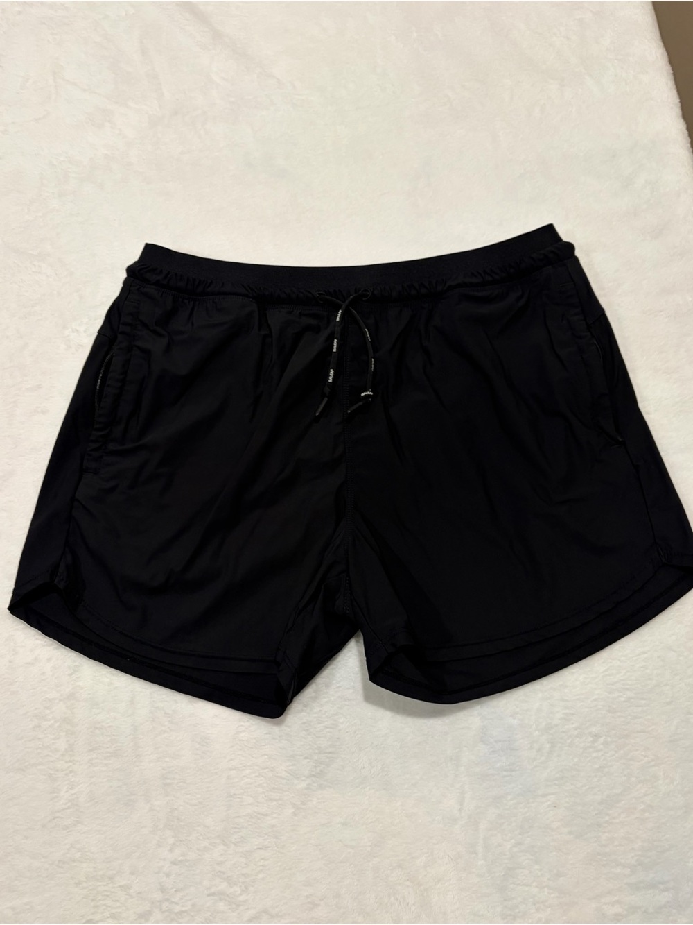 Baleaf Black Athletic Running Shorts - Size Large